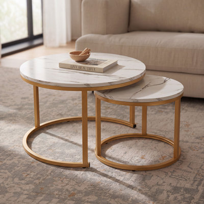 Maag Frame 2 Piece Nest Coffee Table Set