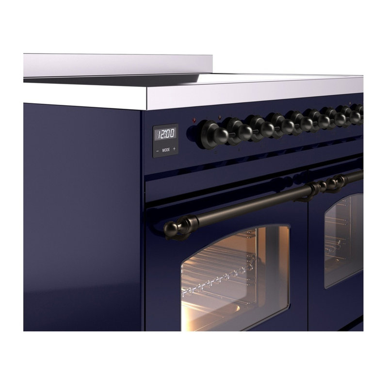ILVE Nostalgie II 40 in Induction Range, Midnight Blue/Bronze