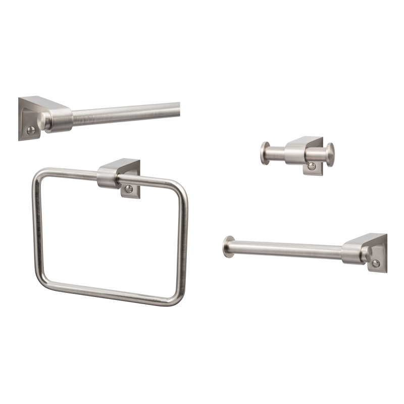 Sedona Series Bath Set, Satin Nickel