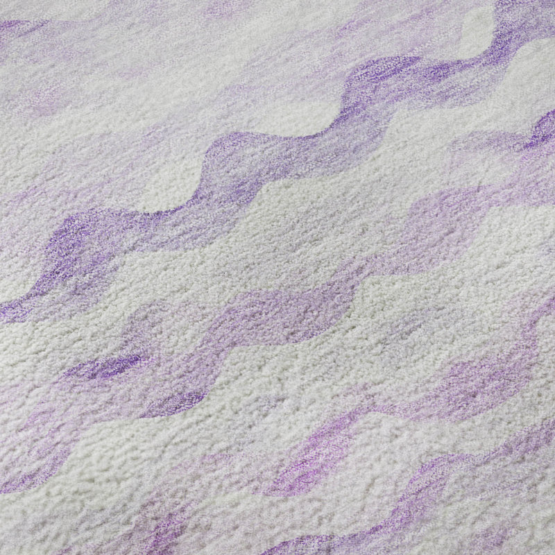 Tapis Cerrito AMF195 lavable à la machine de qualité supérieure, Rectangle 1'8" x 2'6"