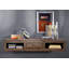 Nature Rosewood Solid Wood Floating Shelf