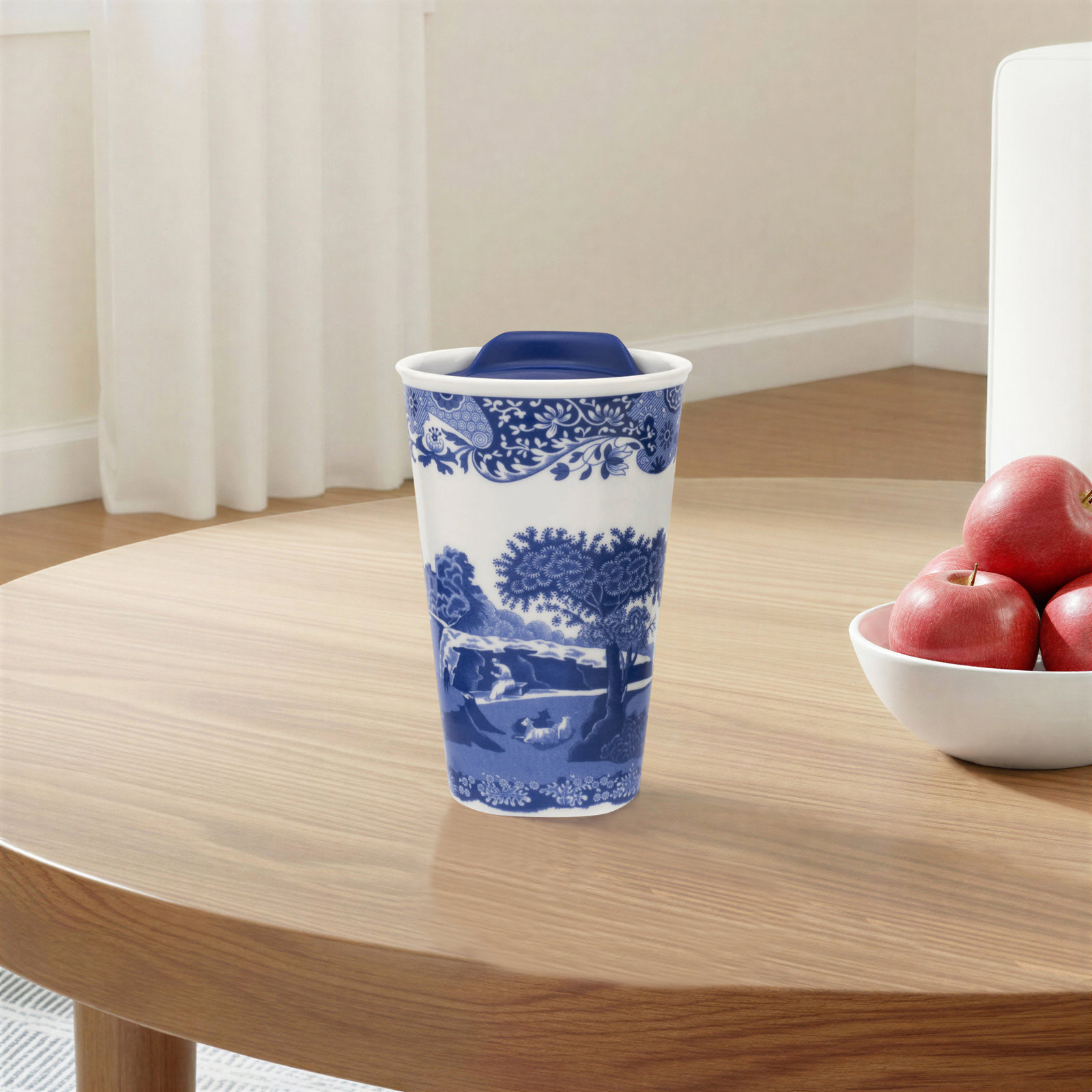 Spode Blue Italian Travel Mug