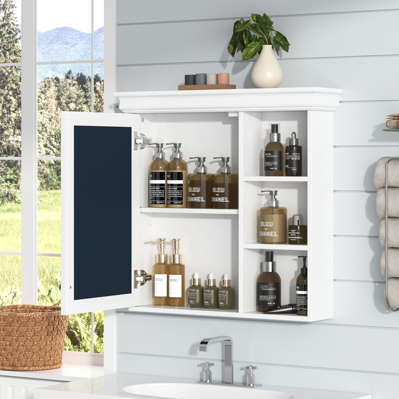 Armoire de rangement murale pour miroir de salle de bain 30 po x 28 po - Élégante et pratique