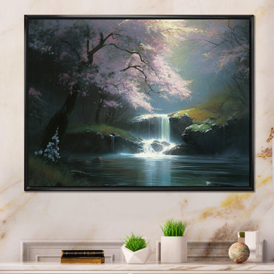 Nayma Cherry Blossom Stream I sur toile