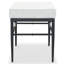 Banc en lin et métal Ninette-242305973