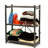 35.4'' W Metal Shelving Unit with Wheels