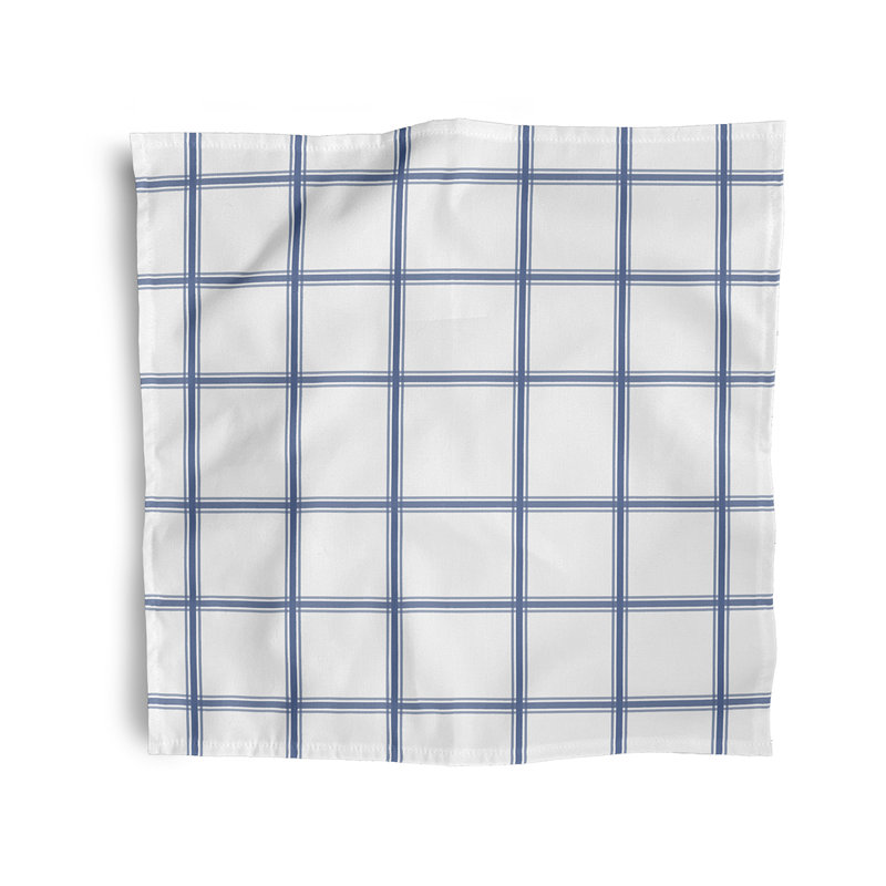 Laoch Geometric Napkins, Blue