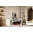 3-Sided Farmhouse TV Stand, Entertainment Center With Glass Door, Only Tv Stand(Fireplace Not Include)-434775707