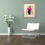 «Pink Carnations in Cobalt Blue Vase» par Kuehn, reproduction d'art sur toile encadrée-19605206-69680474-19605205