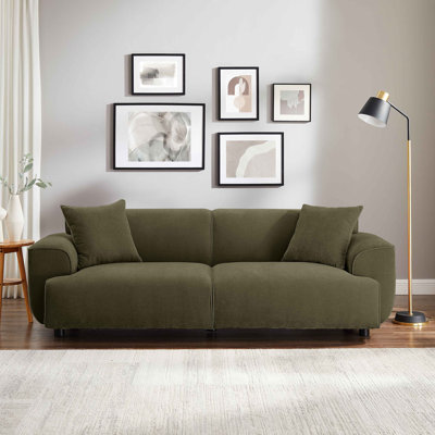 Wallas 231.1Cm Round Arms Sofa