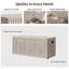 Banc en bois 40,2 po Cesiro, multifonctionnel avec rangement caché Cesiro-625903706-630995634
