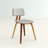 Decklen Mid-century Armless Dining Chair in Polyester Upholstery-390297500-281003797