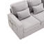 Bobi 4 Seater Linen Sofa & Chaise-1432732422