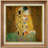 Famous Artwork The Kiss by Gustav Klimt - Painting Print on Canvas-119402584-121427751-121427752