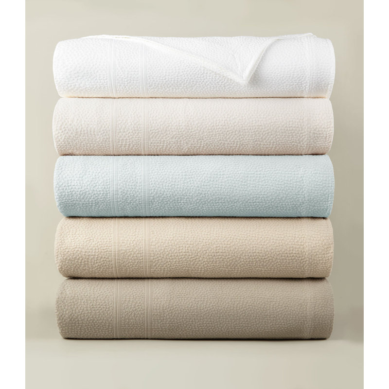 Montauk 100% Cotton Coverlet, Twin/Twin XL Coverlet, Pearl