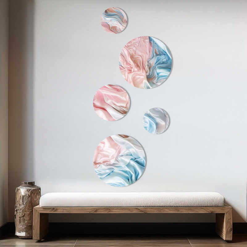 Abstract Wall Decor on Metal