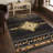 Tapis durable en polypropylène Southwest parfait pour les maisons modernes et les endroits très passants