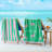 Ensemble de serviettes de plage 100% coton-2115756209