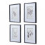 Set Of 4 Botanical Wall Art Prints, Home Decor For Living Room, Dining Room, Bedroom, Hallway, 20" X 28"