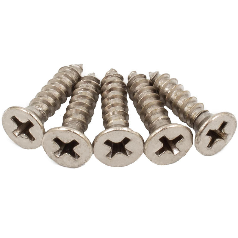 Vis de charnière de porte, n ° 9 x 3/4 po, paquet de 800, nickel satiné par Stone Harbor