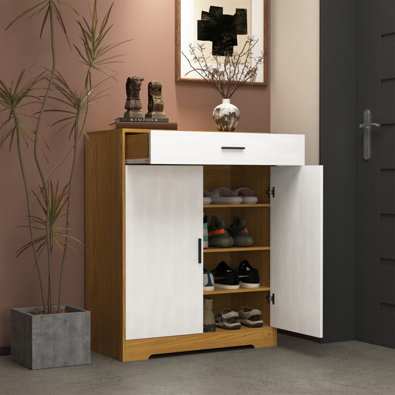 Shoe Cabinet, Natural