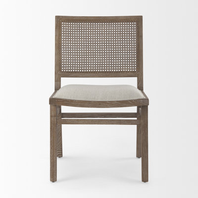 Chaise d'appoint à dossier à lattes Akeda
