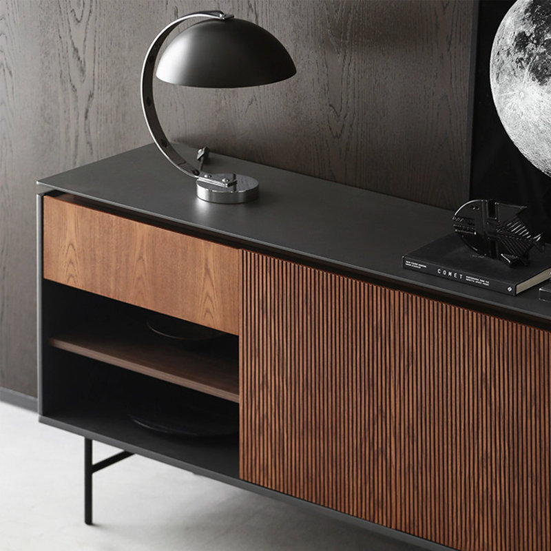 Buffet simple et luxueux, H 31,5 po x l 62,99 po x P 17,72 po 