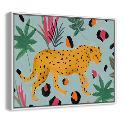 Nyles "Walking Cheetah II" Painting by Isabelle Z