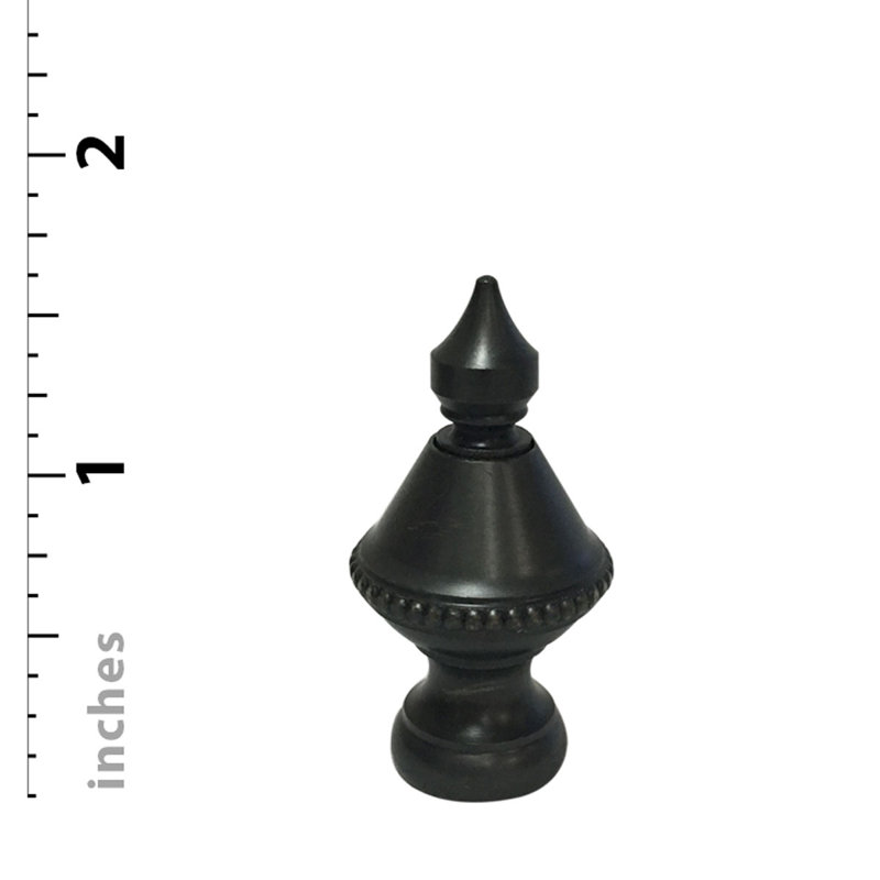 Faîteau de lampe d'urne pointue, Bronze huilé