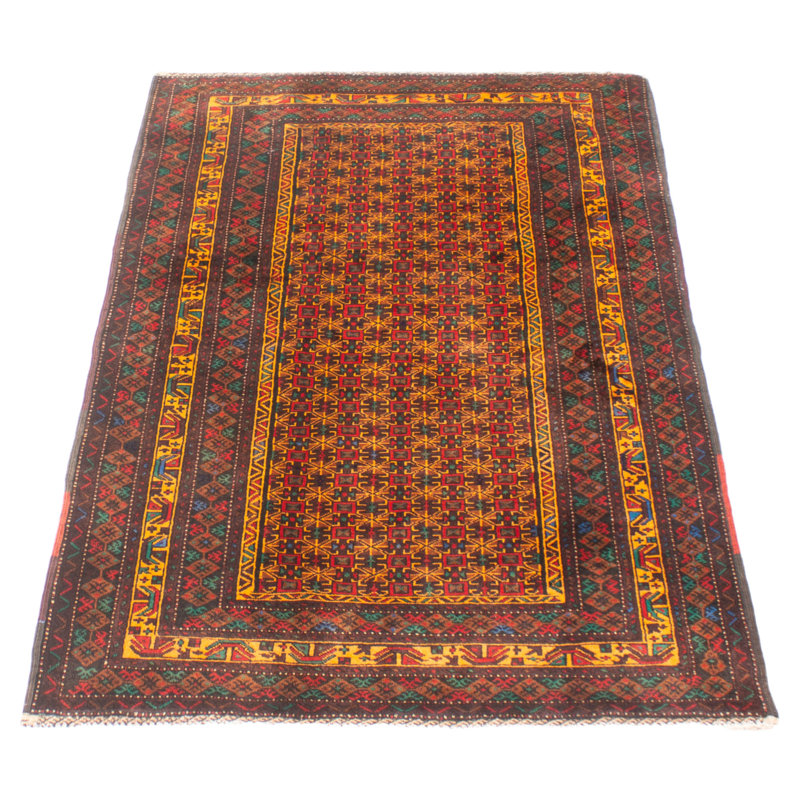 Teimani Brown Rug 3'10" x 6'4"