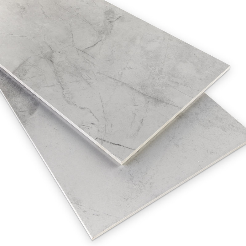 Pierre 12in.x24in. Porcelain Wall and Floor Tile, Light Gray Polished