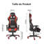 Blue Elephant Adjustable Headrest PC & Racing Game Chair-1764434244