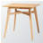 Milo Mid-Century Modern Counter Height Pub Table in Oak Finish, 36.23'' H X 35.83'' W X 35.26'' D-821029081