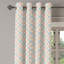 Rideau de fenêtre décoratif décoratif à 2 panneaux et à œillets Latitude Run®, 50 po, bleu saumon crème-1949152376