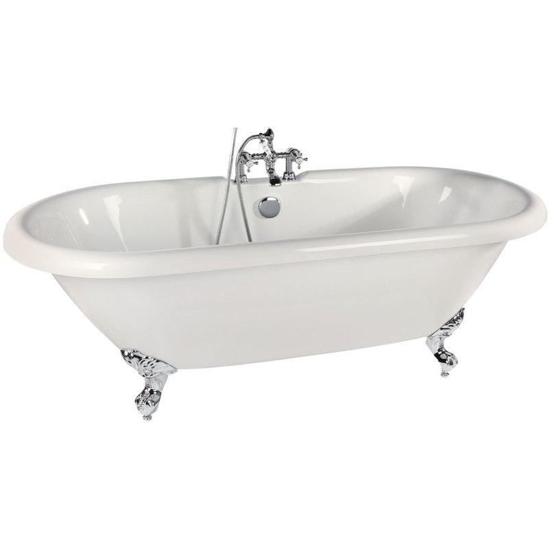 1750mm x 800mm Freestanding Soaking Acrylic Bathtub
