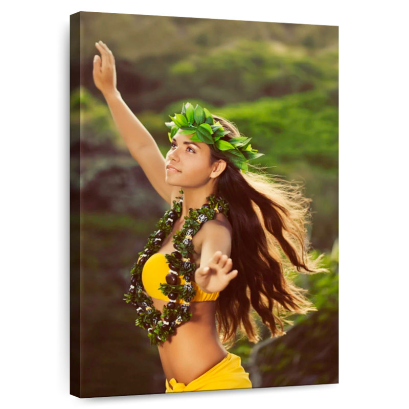 Enn Young Hula Dancer, H 51 po x l 34 po