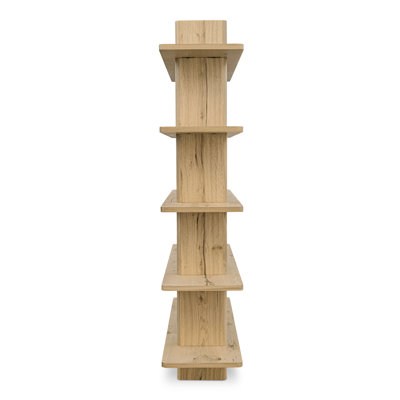 Andre Large Bookcase Dark Brown