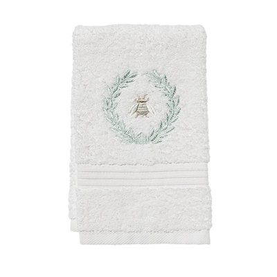 Serviette d’une serviette en tissu terry