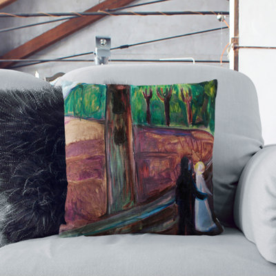 Summer Night Square Throw Cushion