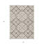Tapis intérieur / extérieur brun lavable 3 pi x 5 pi
