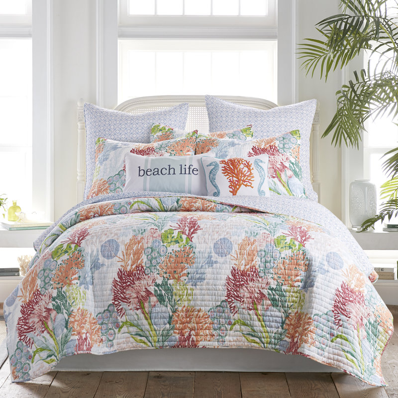 SunSet Bay Twin Quilt Set