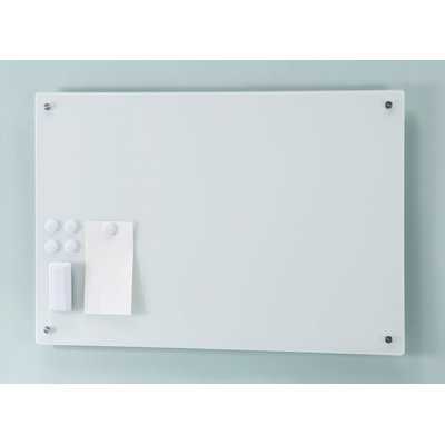 Tableau magnétique en verre blanc audiovisuel direct