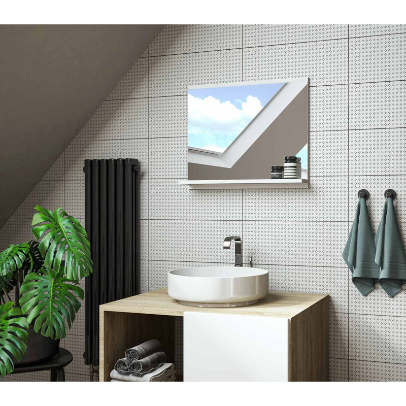 Jaki Rectangle Mirror with Shelves