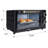 Total Chef Countertop Toaster Oven, Pizza Maker, 4 Slice Capacity Compact Oven