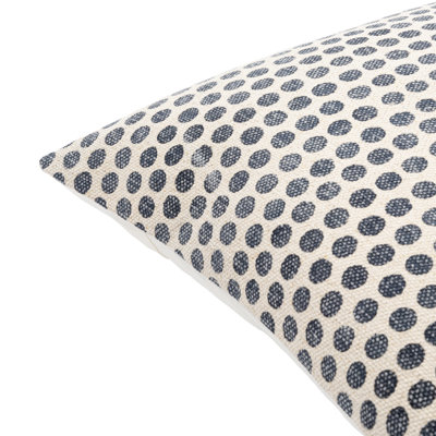 Zetta Polka Dots Cotton Throw Pillow