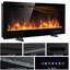 Eul 17 Stories Black Electric Fireplace-144850143