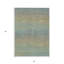 Tapis intérieur lavable rayé bleu 3 pi x 5 pi