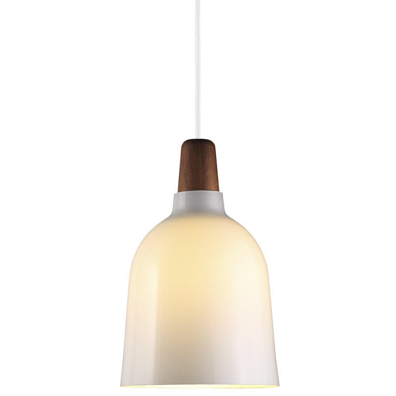 Jonali 1 - Light White Dome Pendant, 32 cm H x 20 cm W x 20 cm D
