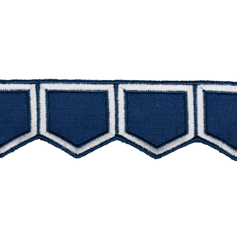 Schumacher x David Kaihoi Honeycomb Trim, Blue