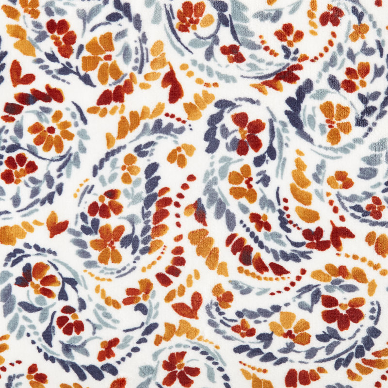 Jeté en sherpa surdimensionné en velours moelleux 60 po x 70 po Crafted by Catherine, Cachemire d'automne
